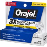 Orajel Medicated Instant Pain Relief Gel for All Mouth Sores with 20% Benzocaine, thumbnail image 3 of 5