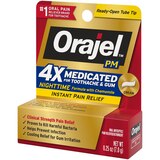 Orajel PM for Toothache & Gum Instant Pain Relief, Nighttime Formula with Chamomile, Oral Antiseptic and Astringent, Clinical Strength, 0.25 OZ, thumbnail image 3 of 5