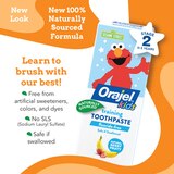 Orajel Kids Elmo Fluoride-Free Training Toothpaste, Ages 0-3 Years, Natural Berry Fruity, thumbnail image 3 of 5