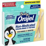 Baby Orajel Non-Medicated Cooling Swabs, 12 CT, thumbnail image 2 of 6