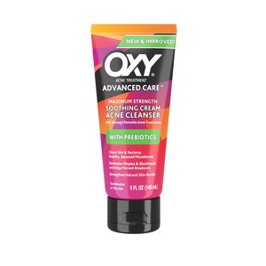 Oxy - Limpiador facial de avanzada para tratar el acné, máxima acción