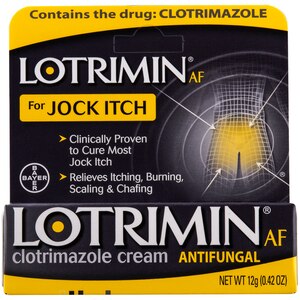 Lotrimin AF - Crema de tratamiento antifúngico para el pie de atleta, tubo de 0.42 oz