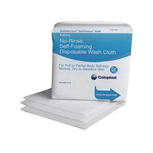 Coloplast Bedside-Care EasiCleanse Bath Washcloth 7.9 x 7.9 in., 30CT