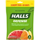 Halls Defense Throat Lozenge, Assorted Citrus, thumbnail image 1 of 5