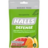 HALLS Defense Assorted Citrus Sugar Free Vitamin C Drops, 25 Drops, thumbnail image 1 of 9