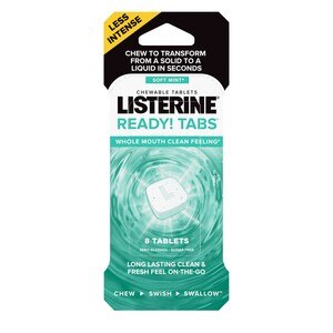 Listerine Ready! Tabs Chewable Tablets with Soft Mint Flavor