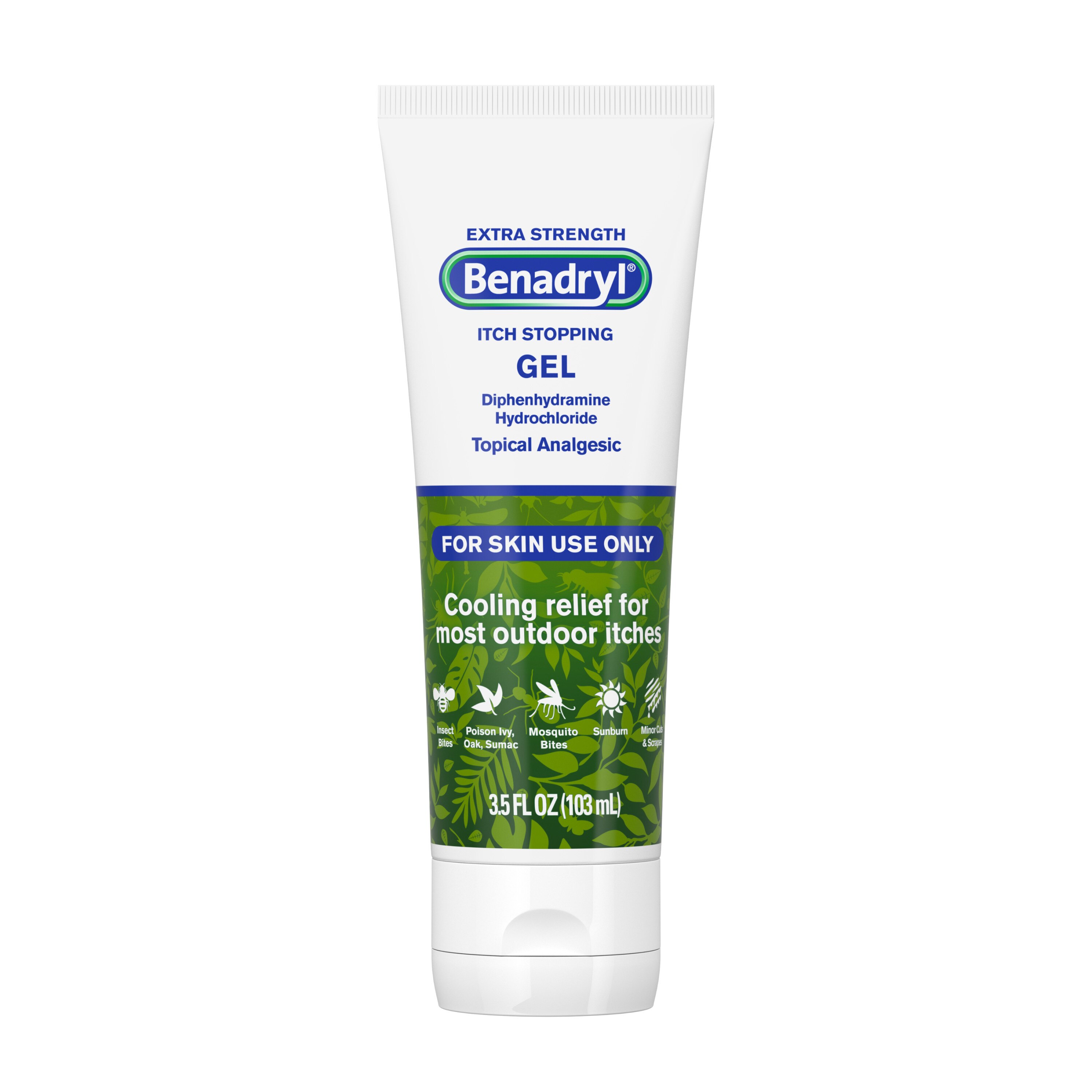 Benadryl Extra Strength Cooling Relief Anti-Itch Gel, 3.5 fl. oz