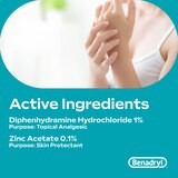 Benadryl Itch Relief Cream Topical Analgesic, 1 OZ, thumbnail image 2 of 15