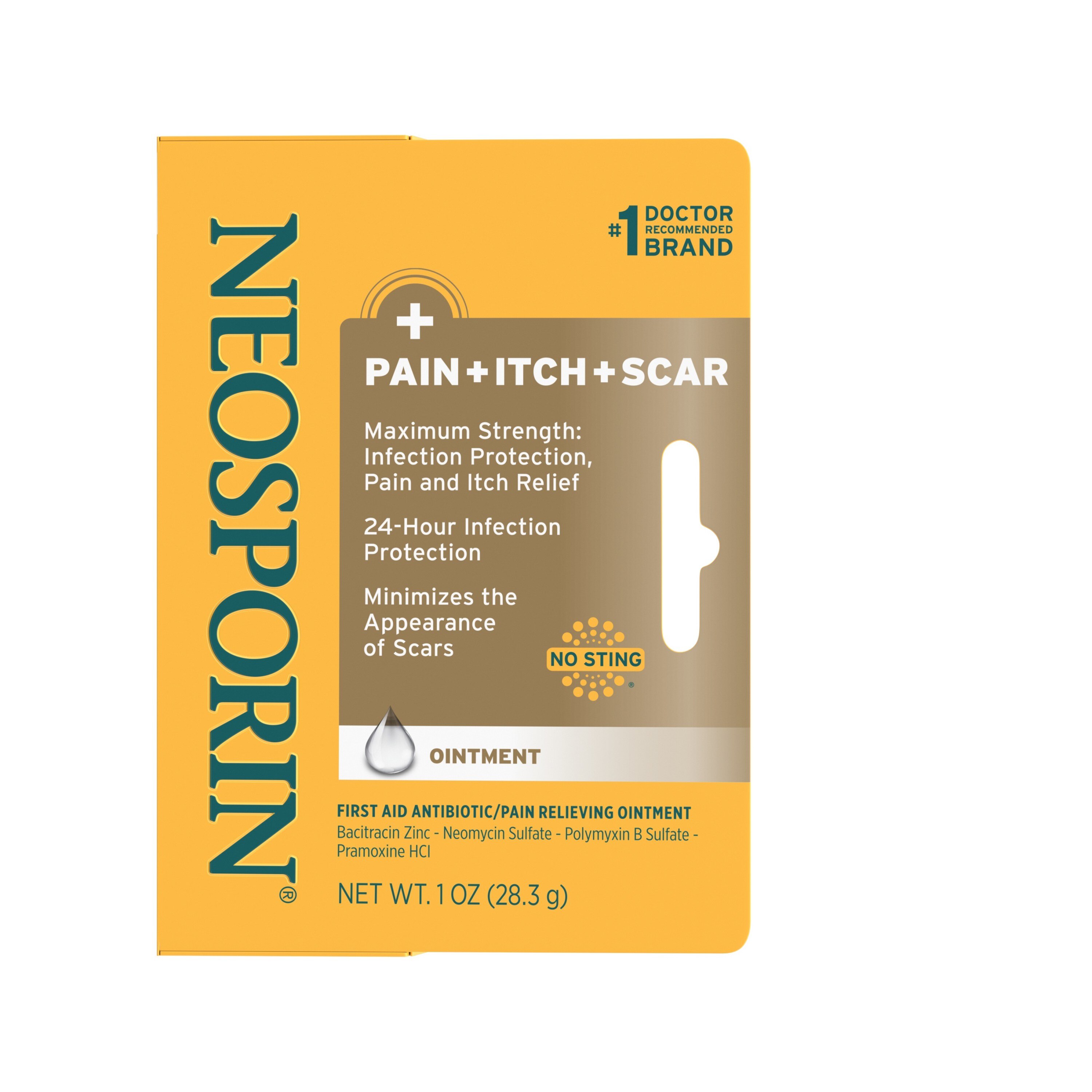 Neosporin Pain, Itch, Scar Antibiotic First Aid Ointment, 1 Oz , CVS
