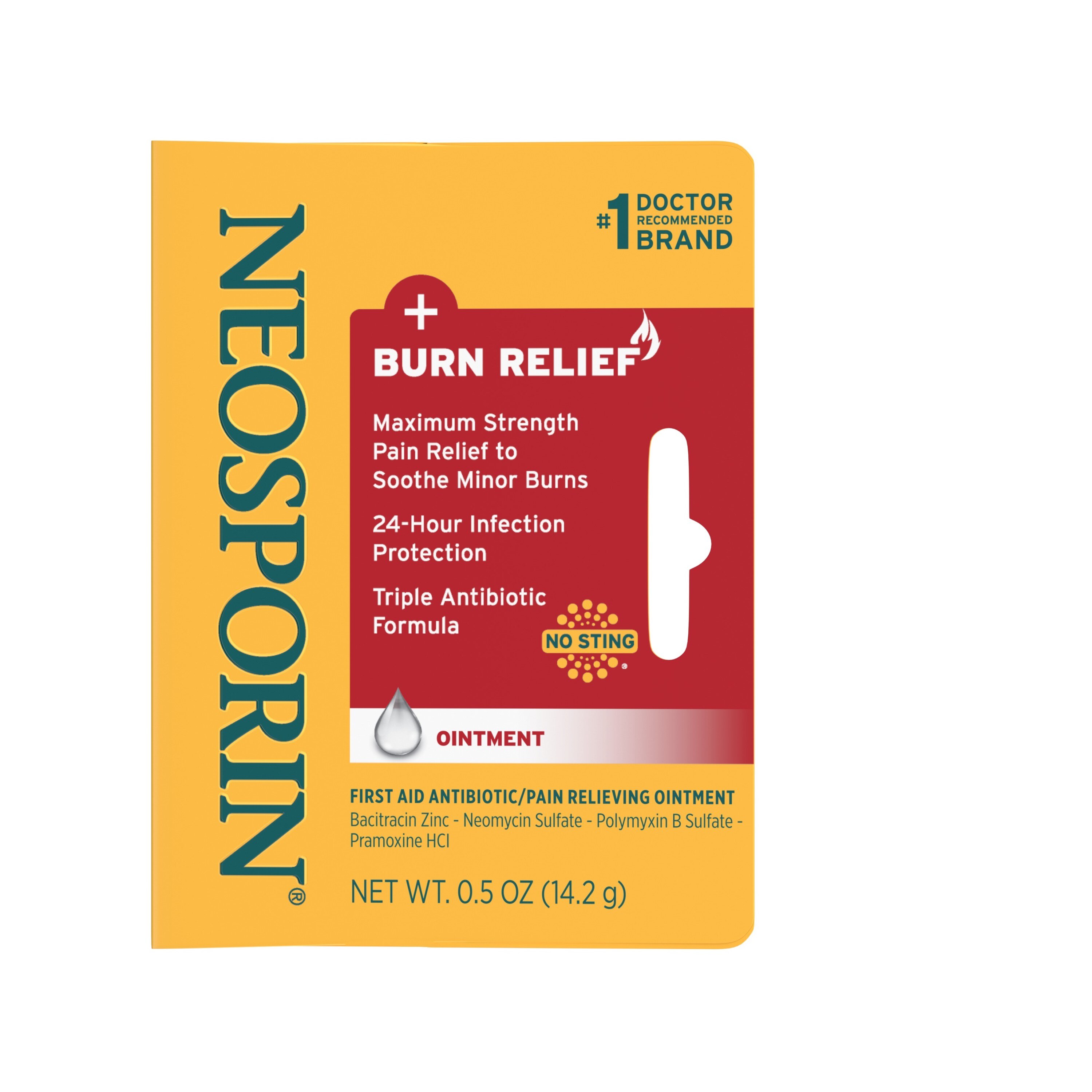 Neosporin Burn Relief & First-Aid Antibiotic Ointment, .5 Oz - 0.5 Oz , CVS