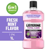Listerine Total Care Anticavity Fluoride Mouthwash, Zero-Alcohol, Fresh Mint, thumbnail image 1 of 15