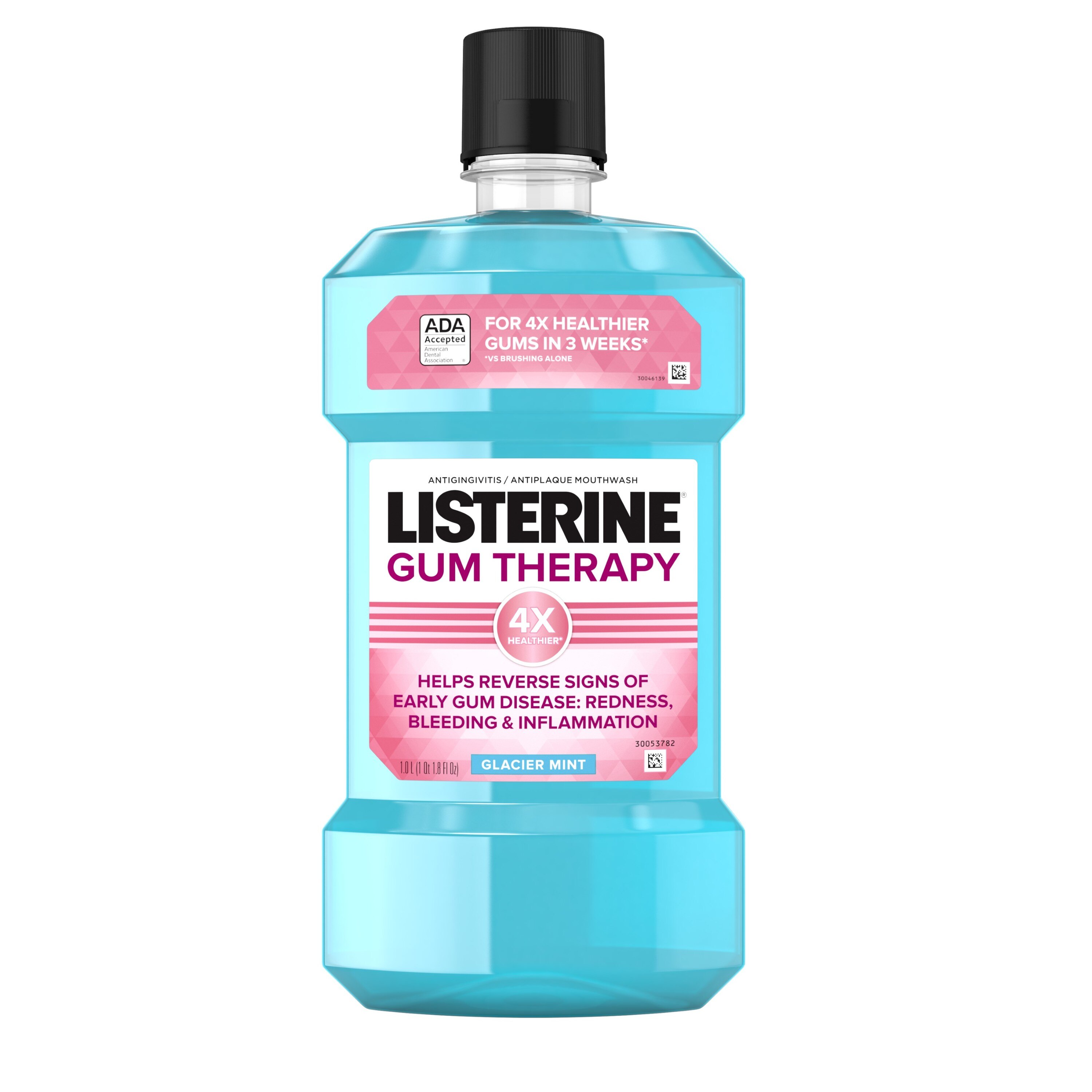 Listerine Gum Therapy Antigingivitis Antiplaque Mouthwash, Glacier Mint, 1L - 33.8 Oz , CVS