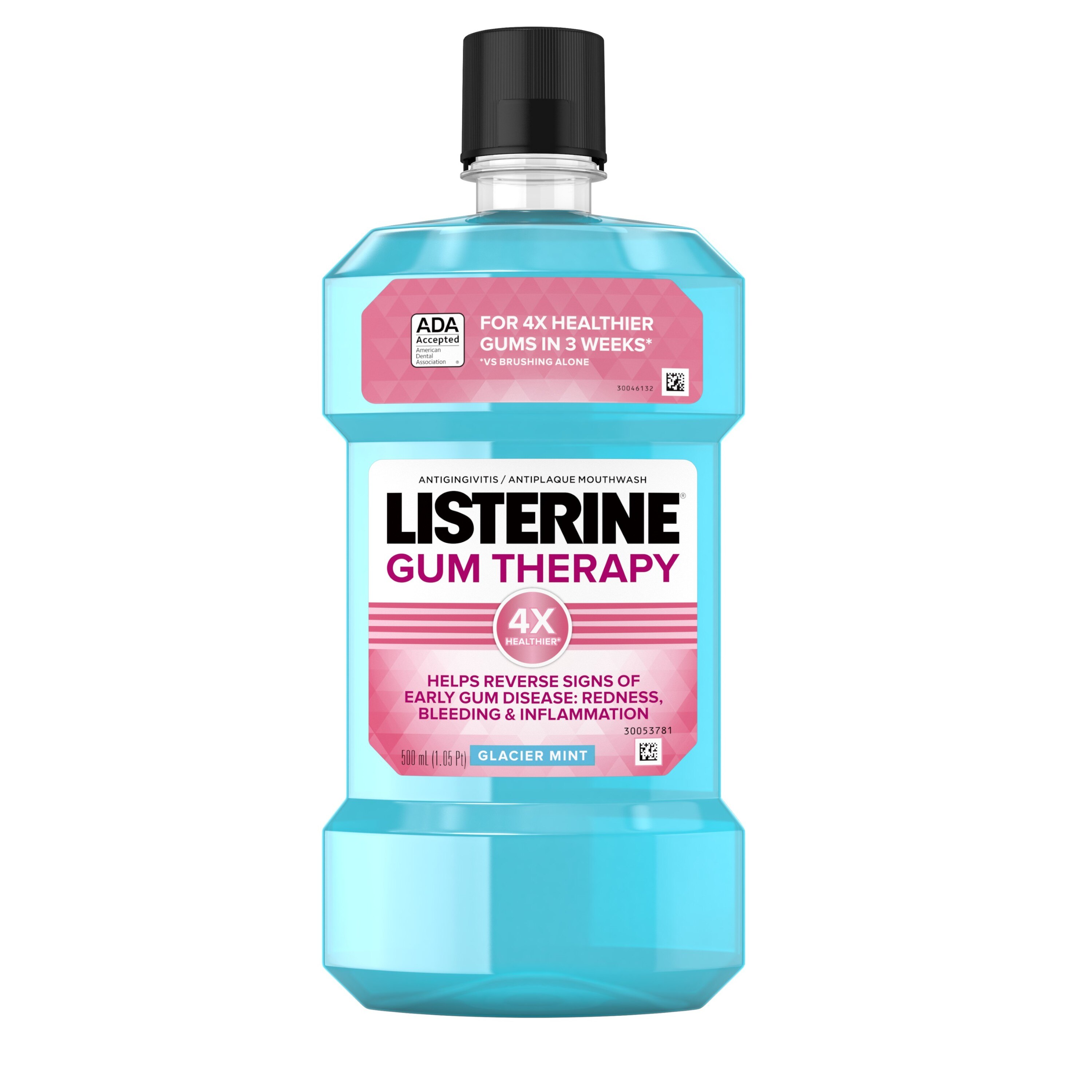 Listerine Gum Therapy Antigingivitis Antiplaque Mouthwash, Glacier Mint, 500 ML - 16.9 Oz , CVS