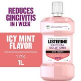 Listerine Clinical Solutions Gum Health Mouthwash, Icy Mint, 33.8 OZ, thumbnail image 3 of 8