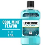 Listerine Antiseptic Mouthwash for Bad Breath, Plaque, and Gingivitis, Cool Mint, thumbnail image 1 of 17