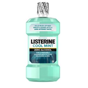 Listerine Zero - Enjuague bucal, Clean Mint, 33.81 oz