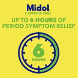 Midol Complete Caffeine Free Menstrual Pain Relief Acetaminophen Caplets, 24 CT, thumbnail image 5 of 9