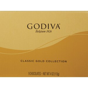 Godiva Classic Gold Collection Chocolate Gift Box, Assorted Flavor, 9 Ct, 4 Oz - 3.8 Oz , CVS