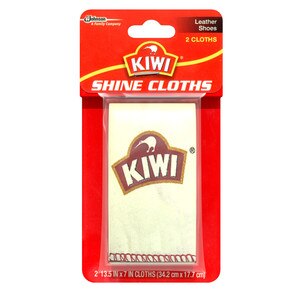 KIWI Leather Shoes Shine Cloths, 2 Ct , CVS