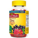 Nature Made Extra Strength Zinc  Gummies, 30 mg, 60 CT, thumbnail image 2 of 9