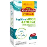 Nature Made Wellblends Positive Mood & Energy Softgels, 24 CT, thumbnail image 1 of 10