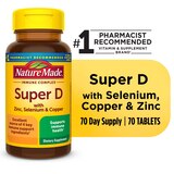 Nature Made Immune Complex Super D Tablets, 70 CT, thumbnail image 2 of 9