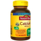 Nature Made Calcium with Vitamin D3 for Immune Support, 600mg Tablets, 120 CT, thumbnail image 3 of 9