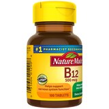 Nature Made Vitamin B12 500 mcg Tablets, 100 CT, thumbnail image 4 of 11