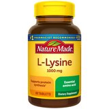 Nature Made Extra Strength L-Lysine 1000mg Tablets, 60 CT, thumbnail image 1 of 9