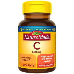 Nature Made Vitamin C 500 Mg Tablets, 100 Ct , CVS