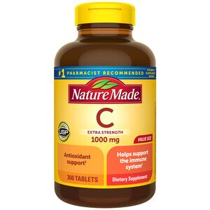 Nature Made Extra Strength Vitamin C 1000 Mg Tablets, 300 Ct , CVS