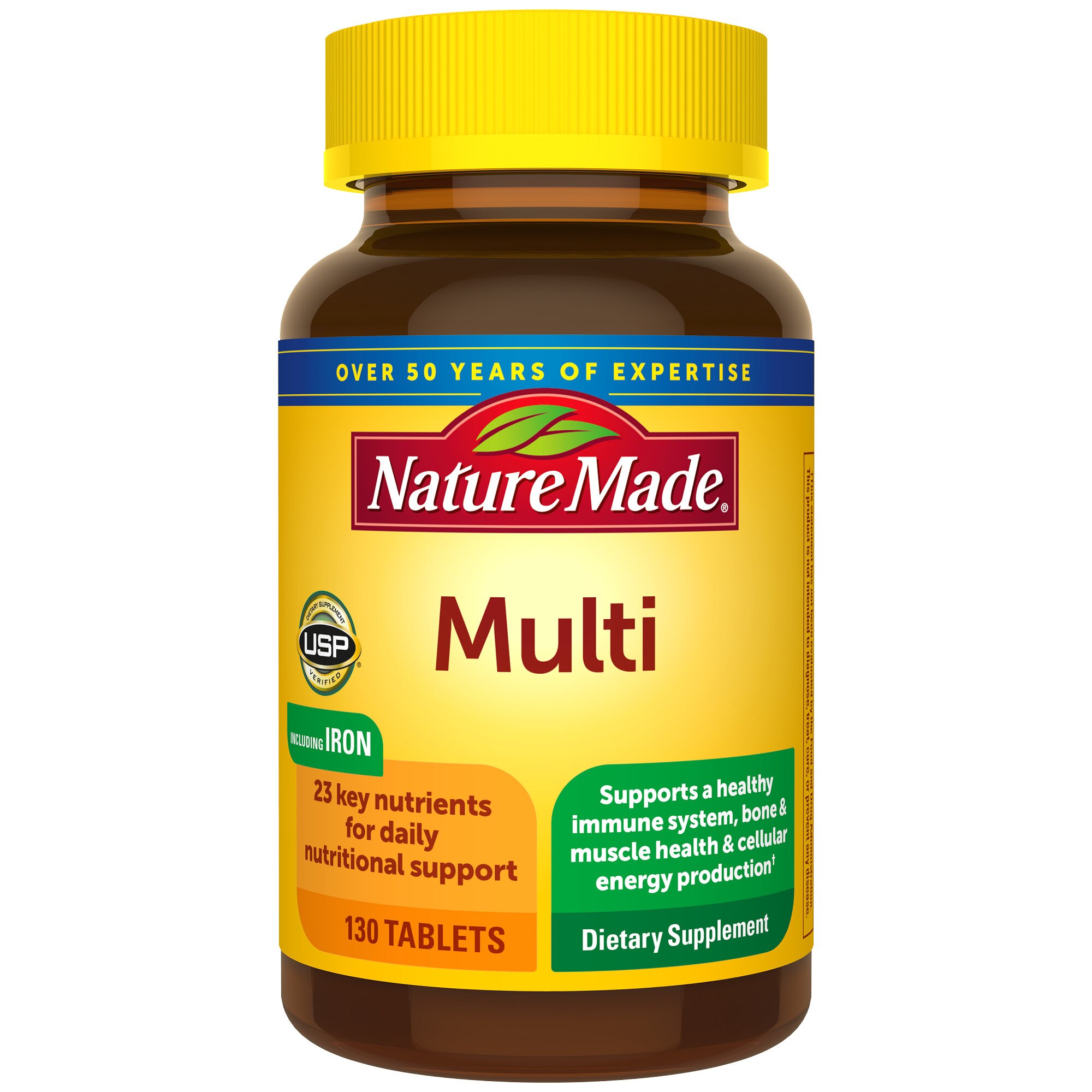 Nature Made Multi Complete - Multivitaminas en tabletas, 130 u.