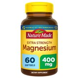 Nature Made Extra Strength Magnesium Oxide 400 mg Softgels, 60 CT, thumbnail image 1 of 9