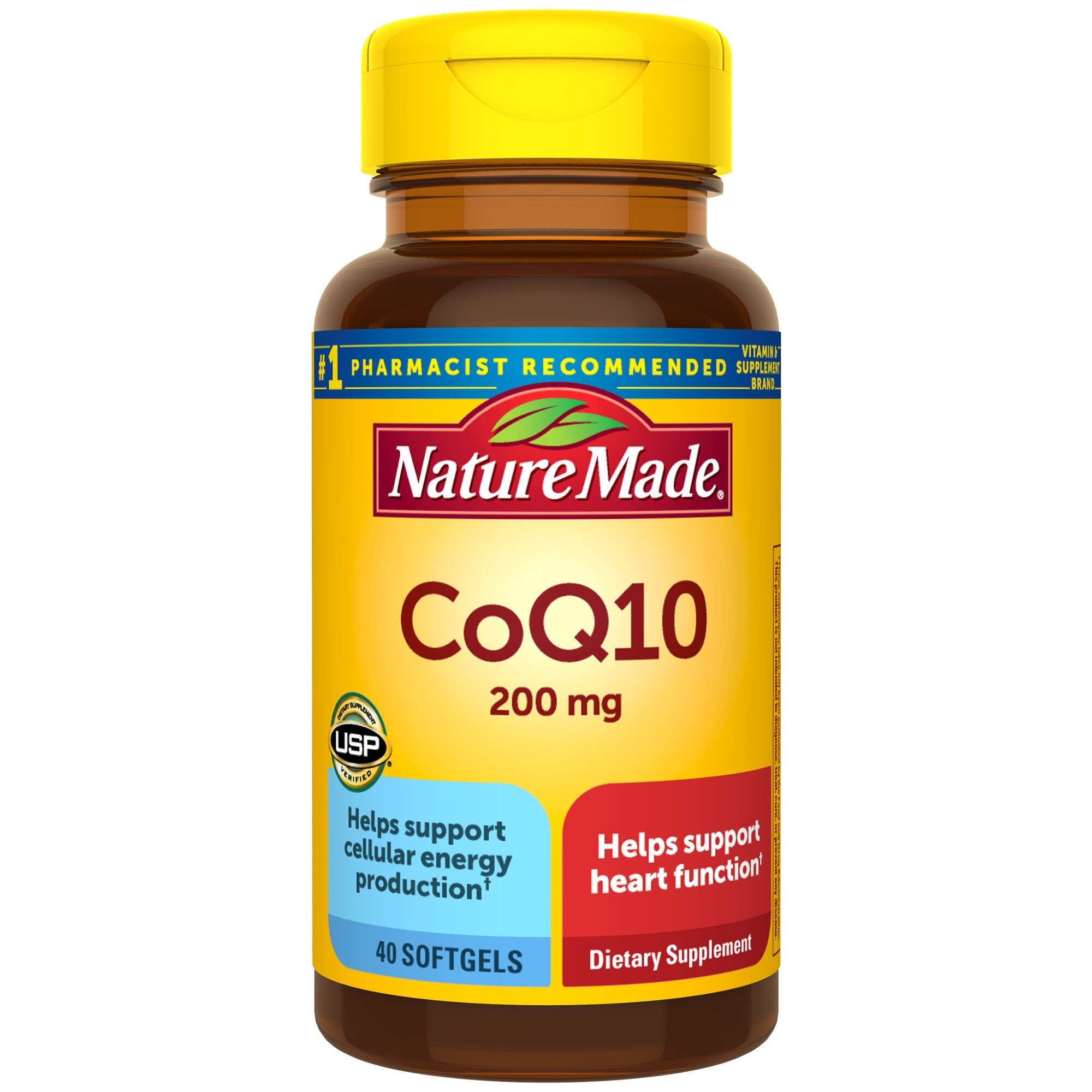 Nature Made CoQ10 200 Mg Heart Health Support Softgels, 40 Ct , CVS