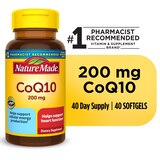 Nature Made CoQ10 200 mg Heart Health Support Softgels, 40 CT, thumbnail image 2 of 9