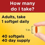 Nature Made CoQ10 Softgels, 500 mg, 40 CT, thumbnail image 4 of 9