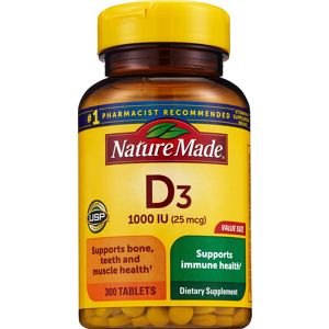 Nature Made Vitamin D Tablets 1,000 IU