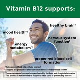 Nature Made Vitamin B12 Sublingual 3000 mcg Sugar Free Micro-Lozenges, 40 CT, thumbnail image 3 of 9
