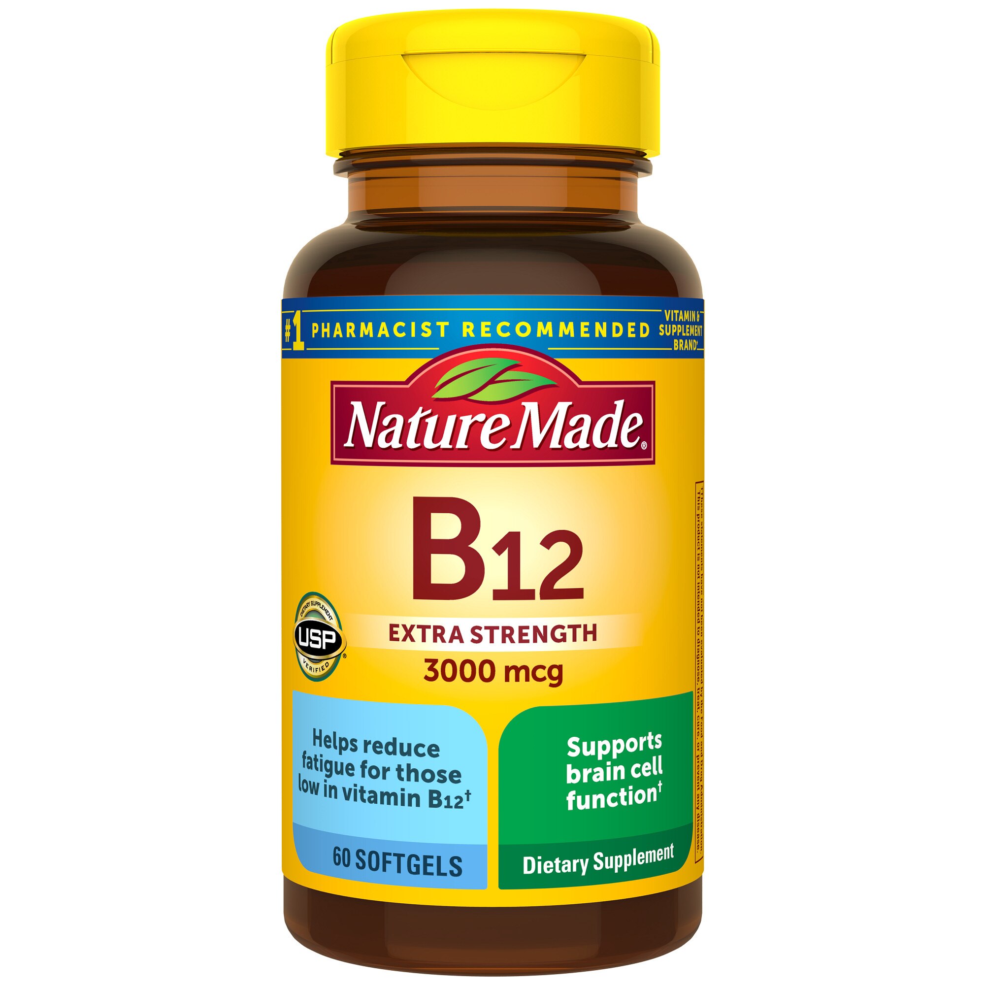 Nature Made Vitamin B 12 Softgels 3000 Mcg 60ct
