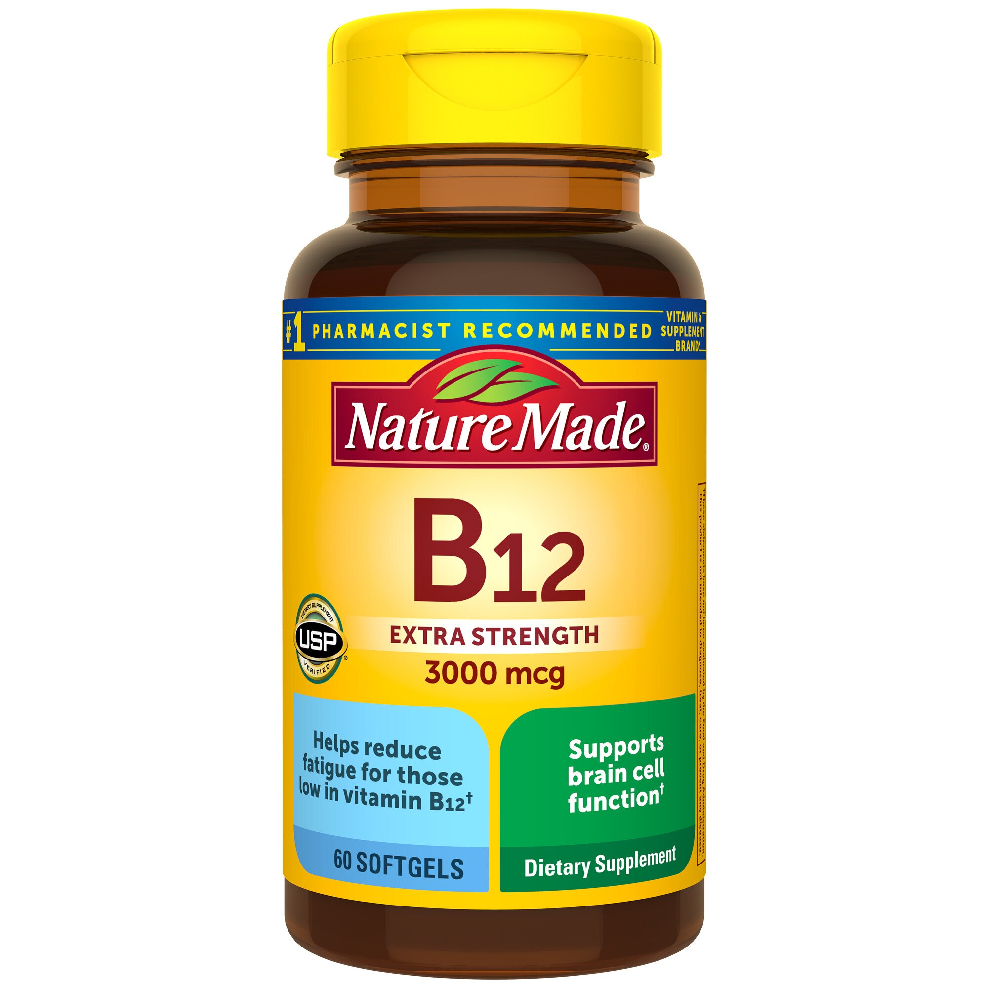 Nature Made Vitamin B-12 Softgels 3000 mcg, 60CT