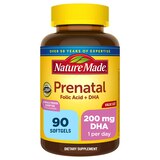 Nature Made Prenatal Multivitamin + DHA Softgels, Value Size to Support Baby‘s Development, 90 CT, thumbnail image 1 of 9