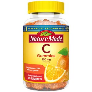 Nature Made Vitamin C Gummies, 250 Mg, 80 Ct , CVS