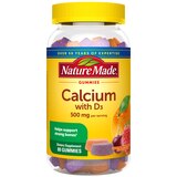 Nature Made Calcium 500 mg with Vitamin D3 Gummies, 80 CT, thumbnail image 1 of 9