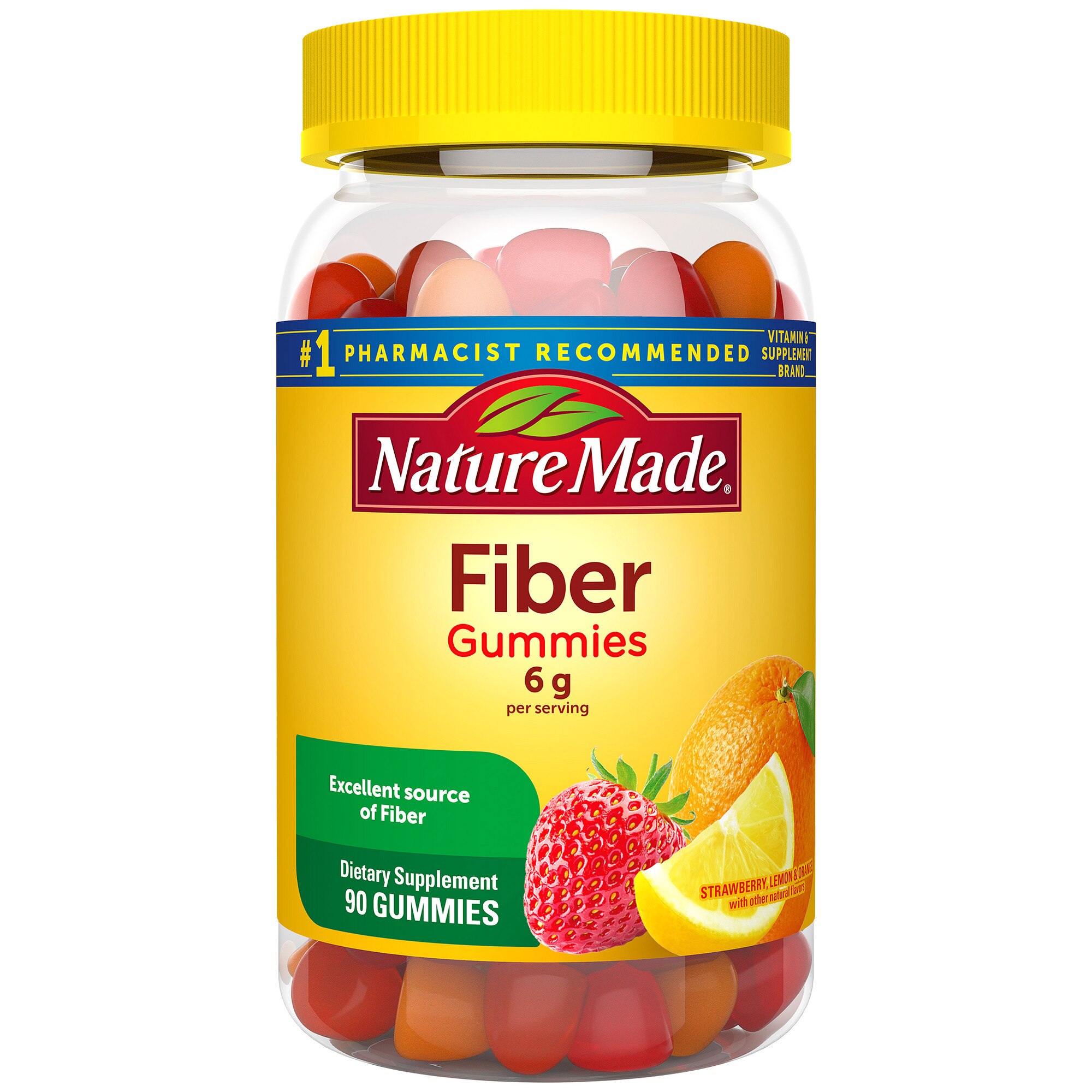 Nature Made Fiber Adult Gummies, 90CT