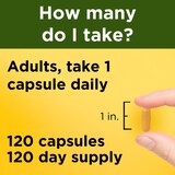 Nature Made Turmeric Curcumin 500 mg Capsules, 120 CT, thumbnail image 4 of 9