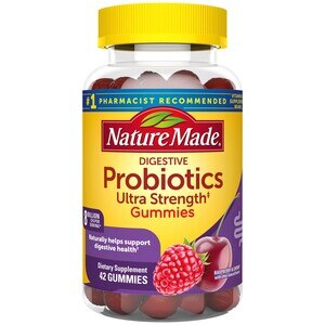 Nature Made - Probióticos en gomitas para la salud digestiva, Ultra-Strength, 42 u.