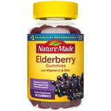 Nature Made Elderberry with Vitamin C and Zinc Gummies, 60 CT, thumbnail image 2 of 9