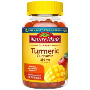 Nature Made Turmeric Curcumin 250 mg Per Serving Gummies, 60 CT