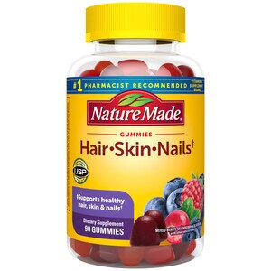 Nature Made Hair, Skin & Nails Adult Gummies, 90CT | Pick Up In Store TODAY  at CVS