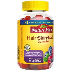Nature Made Hair, Skin & Nails Adult Gummies, 90CT Nature Made Hair, Skin & Nails Adult Gummies, 90CT